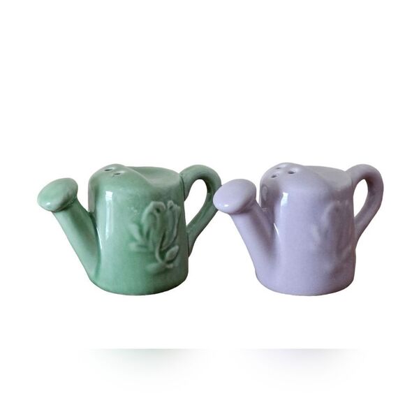 Mini Watering Cans Salt and Pepper Shaker - Picture 1 of 2